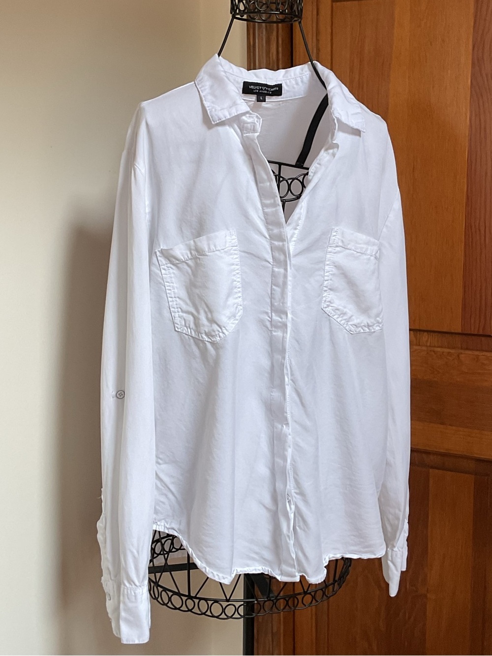 Velvet heart RILEY OPTIC WHITE SHIRT, L - Picture 2 of 7